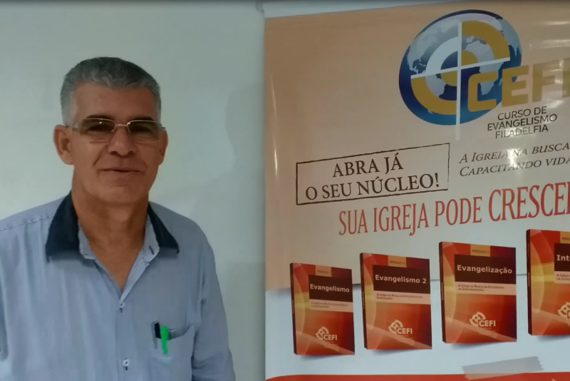 Imagem de CEFI - Curso de Evangelismo. Pastor Aguinel Pinheiro Lacerda. Bairro Village do Sol I - Cacoal/RO.