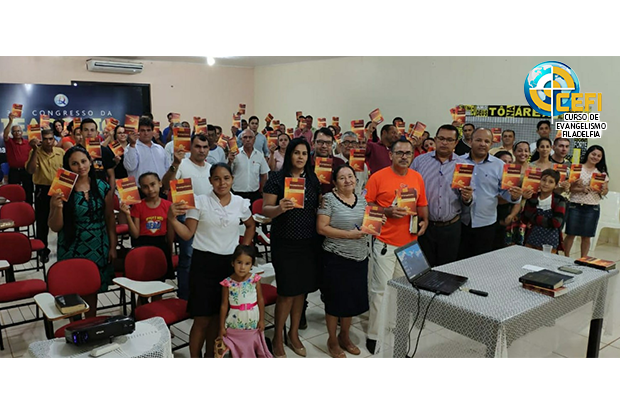 Imagem de Abertura do Curso de Evangelismo Filadélfia – CEFI - Na AD em São Miguel Do Guaporé-RO. Pr. Pres. Rosivaldo.